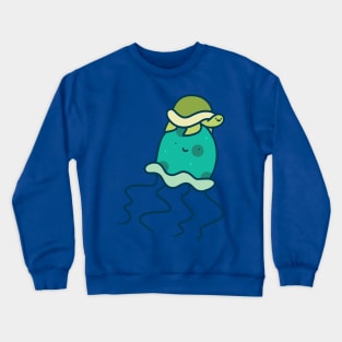 Turtle and Jellyfish Crewneck Sweatshirt